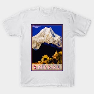 Manaslu in Nepal T-Shirt